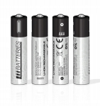 Liibattaries USB-C Rechargeable Powerful batteries Lithium-Ion AAA 500mAh 1.5V (4pcs)