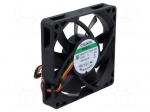 Fan: DC | axial | 12VDC | 80x80x15mm | 32.9dBA | Vapo | Out: F type