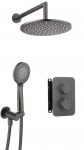 Concealed shower set with thermostatic BOX