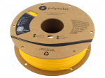Filament: PLA | 1.75mm | yellow | 190&divide;230&deg;C | 1kg | Table temp: 45&deg;C