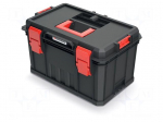 Chest | tool case | black | polymer | MODULAR SOLUTION | 530x355x310mm
