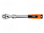 Wrench: rattle | 1/4" | telescopic | 150&divide;200mm | Teeth: 72