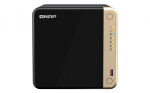 Flash drive QNAP  TS-464-8G 4-Bay desktop NAS, Intel&reg; Celeron&reg; N5105/N5095 quad-core, 8 GB onboard not expandable, 4 x 3.5"/2.5" SATA 6Gb/s drive bays, 2