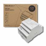 Qoltec DIN rail power supply | 85.2W | 12V | 7.1A | Gray