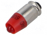 LED lamp | red | 6VDC | No.of diodes: 1