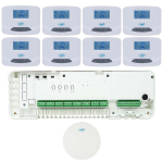 Wi-Fi automation kit PNI CT28 Pro 8 for underfloor heating, Tuya Smart mobile app, 8 control units and internet hub included