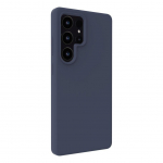 Back panel cover Evelatus Samsung Galaxy S25 Ultra Premium Magnetic Soft Touch Silicone Case Dark Blue