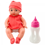 M&auml;nguala | PC | Konsoolid | Tarvikud // M&auml;nguasjad ja m&auml;ngud lastele // Lalka Bobas Z Butelką Do Karmienia R&oacute;żowe Ubranko Dźwięki 30cm