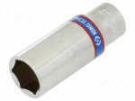 Socket: 6-angles | socket spanner | 17mm | 3/8" | long
