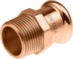 Press male connector CUpress 28 x &frac34;"