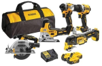 18V XR set of 5 brushless tools