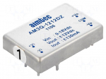 Converter: DC/DC | 3W | Uin: 9&divide;18V | Uout: 12VDC | Uout2: -12VDC | 16g