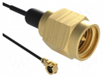Cable | AMC female,SMA male | angled,straight | 0.3m | 50&Omega;