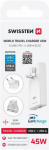 Swissten Travel Charger GaN USB-C / USB 45W (US/EU/UK)