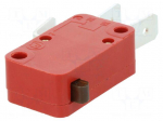Microswitch SNAP ACTION | without lever | SPDT | 10A/250VAC | Pos: 2