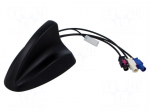 Antenna | automotive,SHARK | AM,DAB,FM,GNSS | Fakra | Len: 0.25m