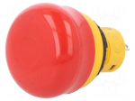 Switch: emergency stop | Stabl.pos: 2 | NC x2 | 16mm | red | IP65 | Pos: 2