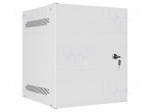 Enclosure: rack cabinet | Standard: 10" | 6U | grey | Z: 310mm | X: 280mm
