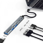USB-C 3.1 jaotur 5-in-1 | USB-C PD | USB-C | 2&times; USB 2.0 | USB 3.0