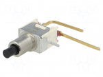 Switch: push-button | Pos: 2 | SPST | 0.4A/20VAC | 0.4A/20VDC | OFF-(ON)