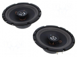 Car loudspeakers | two-way | 165mm | 100W | 70&divide;16000Hz | 4&Omega; | 92dB | 2pcs.