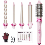 Wavytalk 7in1 Heatwave Pro Hair styling comb Pink