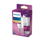 PHILIPS LED 40W B35 E14 Silti balta 2700K matēta 2 gab spuldze 8719514310056 929003541162