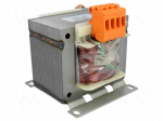 Transformer: mains | 250VA | 400VAC | 24V | Leads: terminal block | IP00