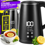 Tooted koju ja aeda // K&ouml;&ouml;gi- ja majapidamistarbed // Czajnik elektryczny 1500w 1,6l bezprzewodowy regulacja temperatury dotykowy - or1298