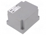 Transformer: encapsulated | 60VA | 115/230VAC | 6V | 6V | 5A | 5A