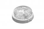 RIVA luminaire with transparent celing light white housing E27 max 100W IP44 230V
