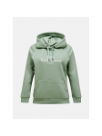 Bluza damska PEAK PERFORMANCE W Original Hood kolor zielony - S
