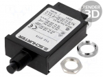 Circuit breaker | 240VAC | 28VDC | 16A | SPST | Poles: 1 | screw | T12-211
