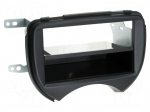 Radio frame | Nissan | 2 DIN | black