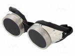Safety spectacles | Lens: darkened