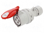 Connector: AC supply 3-phase | plug | female | 16A | 400VAC | IEC 60309