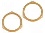 Spacer ring | MDF | 165mm | Subaru | impregnated,varnished