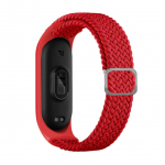 Strap iLike Mi Band 3/4/5/6 Braided Fabric Strap Red