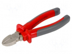 Pliers | side,cutting | ergonomic two-component handles,satin