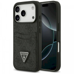 Case Guess 4G Double Card Triangle for iPhone 17 Pro / black
