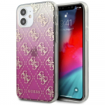 Guess GUHCP12SPCU4GGPI Hardcase 4G Gradient for iPhone 12 mini 5,4" / pink