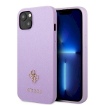 Guess GUHCP13SPS4MU Saffiano 4G Small Metal Logo Hardcase for iPhone 13 mini 5,4" / purple