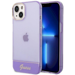 Guess GUHCP14SHGCOU Hardcase for iPhone 14 / 15 / 13 6.1" / purple translucent