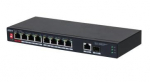 Dahua Technology PoE PFS3110-8ET1GT1GF-96 Unmanaged Gigabit Ethernet (10/100/1000) Power over Ethernet (PoE) Black