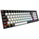 Sharkoon SKILLER SGK50 S2 (white, DE layout, Gateron Red)
