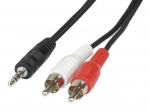 goobay Kabel 3.5mm -> 2xCinch 1,5m