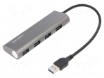Hub USB | USB A | USB 3.0 | PnP | Number of ports: 4 | 5Gbps