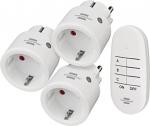 Brennenstuhl Comfort-Line radio set Mini 3+1, switchable socket (white)