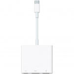 Apple USB Multiport Adapter, USB-C > USB-A + USB-C + HDMI socket (white)