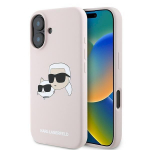 Karl Lagerfeld KLHMP16MSKCHPPLP Hardcase for iPhone 16 Plus 6.7" / pink